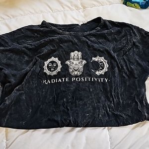 Dark gray long shirt/dress